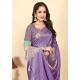 Generic Women's Cotton Blend Checkered Saree With Unstitched Blouse 5.5Mtr (Purple) Generic Women's Cotton Blend Checkered Saree With Unstitched Blouse 5.5Mtr (Purple)