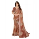 Generic Women's Georgette Printed Saree With Unstitched Blouse 5.5Mtr (Brown) Generic Women's Georgette Printed Saree With Unstitched Blouse 5.5Mtr (Brown)