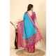 Generic Women's Cotton Silk Printed Saree With Unstitched Blouse 5.5Mtr (Blue-Pink) Generic Women's Cotton Silk Printed Saree With Unstitched Blouse 5.5Mtr (Blue-Pink)