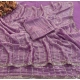 Generic Women's Slik Embellished Saree With Unstitched Blouse 5.5Mtr (Lavender)