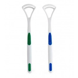 Generic Pack Of 3_Double Edged Plastic Tongue Cleaner (Color: Assorted )