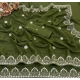 Generic Women's Georgette Embellished Saree With Unstitched Blouse 5.5Mtr (Green) Generic Women's Georgette Embellished Saree With Unstitched Blouse 5.5Mtr (Green)