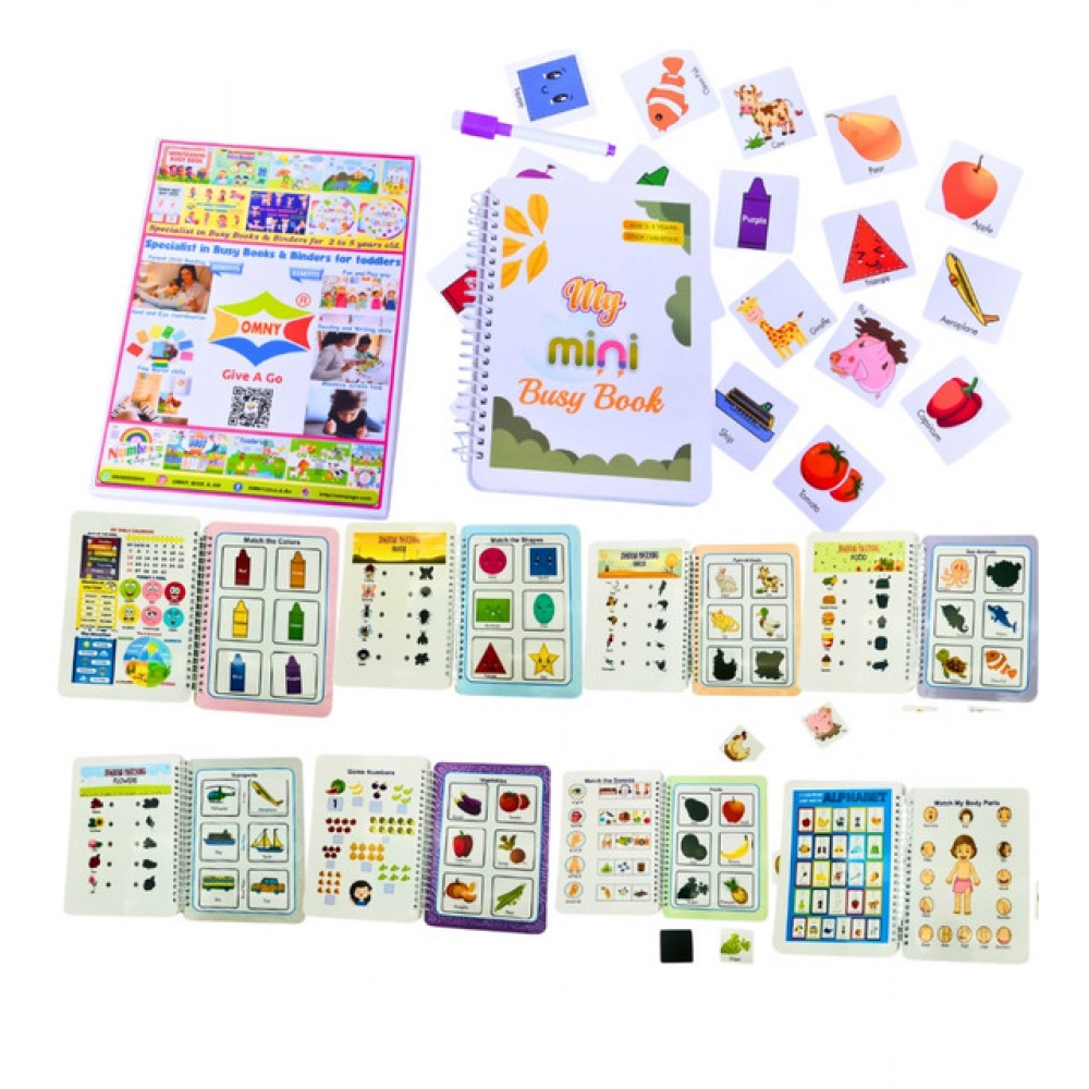 Generic Montessori Busy Book Benefits– Complete Early Learning Activity Book (2–4 Years, Multicolor) Generic Montessori Busy Book Benefits– Complete Early Learning Activity Book (2–4 Years, Multicolor)