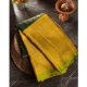 Generic Women's Soft Litchi Silk Jacquard Work Saree With Unstitched Blouse 5.5Mtr ( Mustard Yellow)