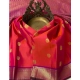 Generic Women's Soft Litchi Silk Jacquard Work Saree With Unstitched Blouse 5.5Mtr (Red) Generic Women's Soft Litchi Silk Jacquard Work Saree With Unstitched Blouse 5.5Mtr (Red)