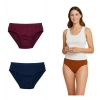 Generic Pack of_3 Women's Cotton Solid Hipster Panty (Multicolor)