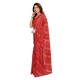 Generic Women's Georgette Printed Saree With Unstitched Blouse 5.5Mtr (Red) Generic Women's Georgette Printed Saree With Unstitched Blouse 5.5Mtr (Red)
