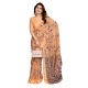 Generic Women's Georgette Printed Saree With Unstitched Blouse 5.5Mtr (Orange) Generic Women's Georgette Printed Saree With Unstitched Blouse 5.5Mtr (Orange)