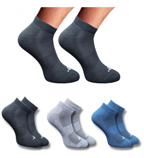 Generic 3_Pair Set Unisex Casual Cotton Printed Low Cut Socks (Multicolor)