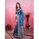 Generic Women's Banarasi Silk Printed Saree With Unstitched Blouse 5.5Mtr (Pinch)
