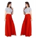Generic Women's Pack of 2 Georgette Solid High Rise Wide Leg Flared Palazzos with Elastic Waist (Red) Generic Women's Pack of 2 Georgette Solid High Rise Wide Leg Flared Palazzos with Elastic Waist (Red)