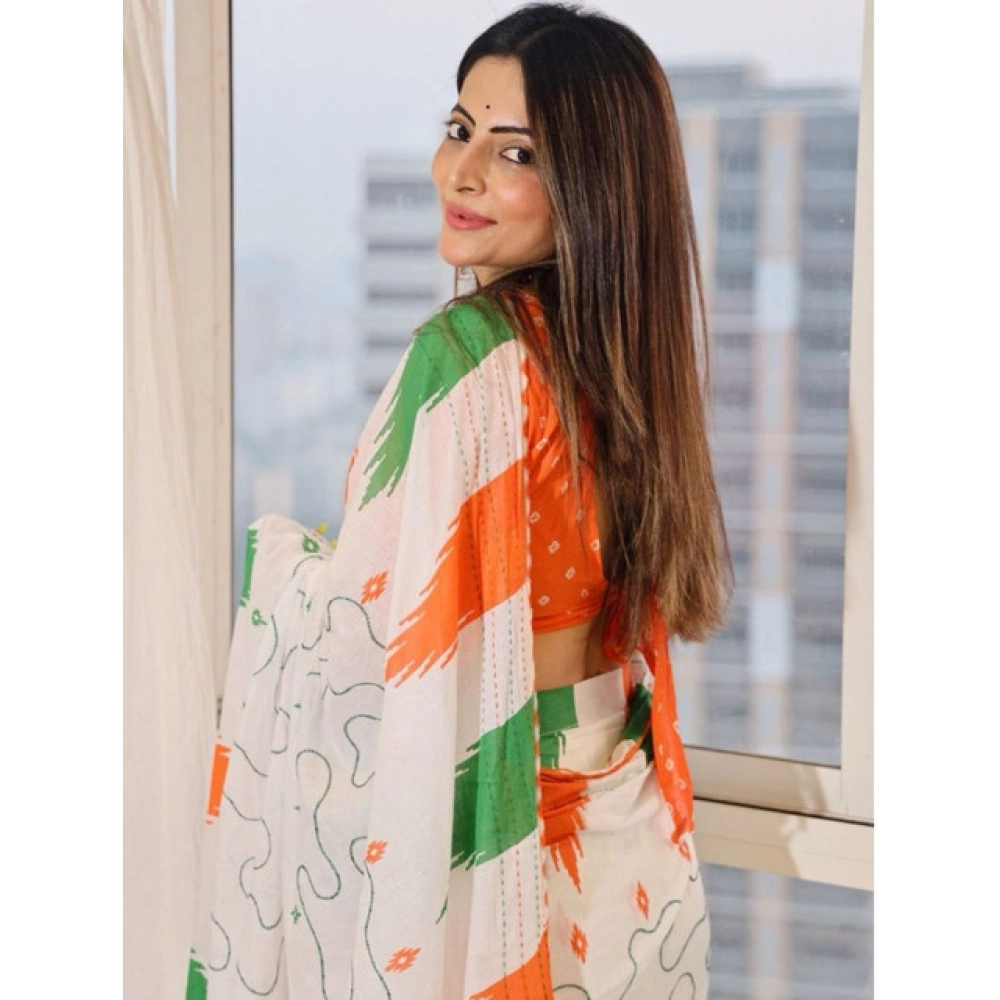 Generic Women's Soft Litchi Silk Jacquard Work Saree With Unstitched Blouse 5.5Mtr (Multicolor) Generic Women's Soft Litchi Silk Jacquard Work Saree With Unstitched Blouse 5.5Mtr (Multicolor)