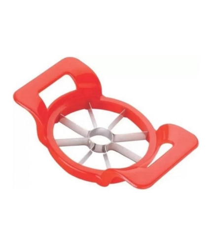 Generic Pack Of 3_Apple Cutter – Stainless Steel Fruit Slicer And Corer for Quick Cutting (Color: Assorted )