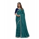 Generic Women's Georgette Embroidered Saree With Unstitched Blouse 5.5Mtr (Teal) Generic Women's Georgette Embroidered Saree With Unstitched Blouse 5.5Mtr (Teal)