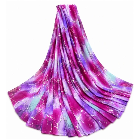 Generic Women's Georgette Printed Saree With Unstitched Blouse 5.5Mtr (Multi)