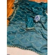 Generic Women's Slik Embellished Saree With Unstitched Blouse 5.5Mtr (Teal)