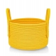 Generic Cotton Pack Of_1 Basket 7x5 Inch Storage Basket For Clothes (Yellow) Generic Cotton Pack Of_1 Basket 7x5 Inch Storage Basket For Clothes (Yellow)