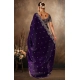 Generic Women's Silk Embroidered Saree With Unstitched Blouse 5.5Mtr (Purple) Generic Women's Silk Embroidered Saree With Unstitched Blouse 5.5Mtr (Purple)