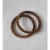 Generic Women's Plastic Silk Thread Bangles (Gold-Dark Brown, Size: 2.6) Generic Women's Plastic Silk Thread Bangles (Gold-Dark Brown, Size: 2.6)