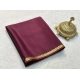 Generic Women's Crepe Chit Pallu Solid Saree With Unstitched Blouse 5.5Mtr (Brown) Generic Women's Crepe Chit Pallu Solid Saree With Unstitched Blouse 5.5Mtr (Brown)