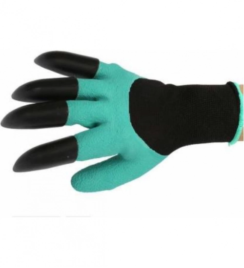 Generic Pack Of 2_Heavy Duty Garden And Farming Gloves – Durable Protective Gloves (Color: Assorted )