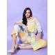 Generic Women's Polyester Colour Blocking 3-4th Sleeve Co-Ord Set (Multicolor) Generic Women's Polyester Colour Blocking 3-4th Sleeve Co-Ord Set (Multicolor)