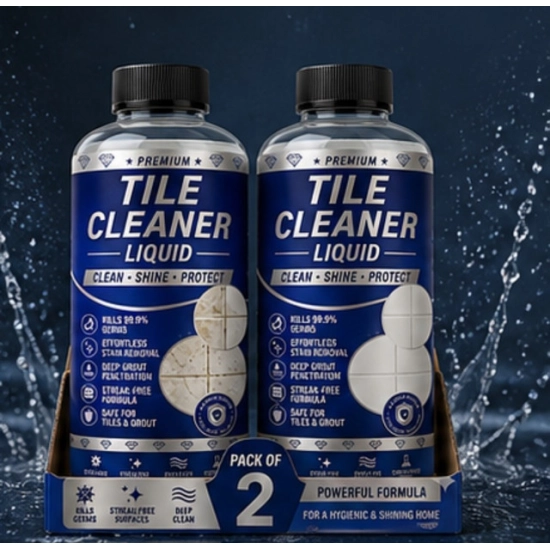 Generic Pack of 2 Tile Cleaner Liquid Bottles 100 ML Generic Pack of 2 Tile Cleaner Liquid Bottles 100 ML