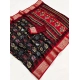 Generic Women's Dola Silk Printed Saree With Unstitched Blouse 5.5Mtr (Black) Generic Women's Dola Silk Printed Saree With Unstitched Blouse 5.5Mtr (Black)