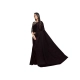 Generic Women's Satin Solid Saree With Unstitched Blouse 5.5Mtr (Black) Generic Women's Satin Solid Saree With Unstitched Blouse 5.5Mtr (Black)