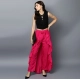 Generic Women's Rayon Ruffled Elasticated Skirt (Pink) Generic Women's Rayon Ruffled Elasticated Skirt (Pink)
