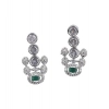 Generic Women's Brass Silver Plated Necklace set (Green) Generic Women's Brass Silver Plated Necklace set (Green)