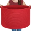 Generic Cotton Pack Of_1 14x12 Inch Storage Basket For Clothes With Out Lid (Red) Generic Cotton Pack Of_1 14x12 Inch Storage Basket For Clothes With Out Lid (Red)