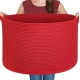 Generic Cotton Pack Of_1 14x12 Inch Storage Basket For Clothes With Out Lid (Red) Generic Cotton Pack Of_1 14x12 Inch Storage Basket For Clothes With Out Lid (Red)