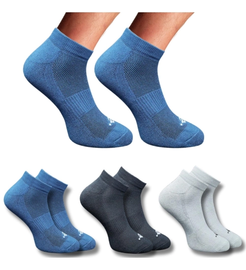 Generic 3_Pair Set Unisex Casual Cotton Printed Low Cut Socks (Multicolor)