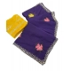 Generic Women's Georgette Embellished Saree With Unstitched Blouse 5.5Mtr (Purple) Generic Women's Georgette Embellished Saree With Unstitched Blouse 5.5Mtr (Purple)