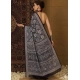 Generic Women's Crepe Printed Saree With Unstitched Blouse 5.5Mtr (Black) Generic Women's Crepe Printed Saree With Unstitched Blouse 5.5Mtr (Black)