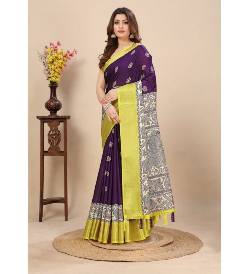 Generic Women's Cotton Silk Printed Saree With Unstitched Blouse 5.5Mtr (Multicolor) Generic Women's Cotton Silk Printed Saree With Unstitched Blouse 5.5Mtr (Multicolor)