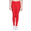 Generic Girl's Cotton Lycra Printed Elasticated Leggings (Red) Generic Girl's Cotton Lycra Printed Elasticated Leggings (Red)