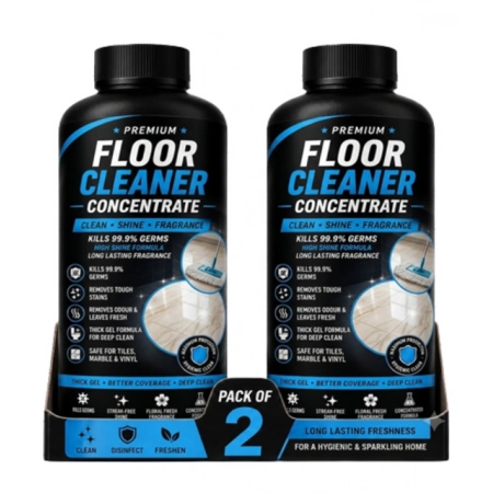 Generic Pack of 2 Floor Cleaner Concentrate Liquid Bottles 100 ML Generic Pack of 2 Floor Cleaner Concentrate Liquid Bottles 100 ML