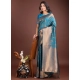 Generic Women's Banarasi Silk Printed Saree With Unstitched Blouse 5.5Mtr (Blue) Generic Women's Banarasi Silk Printed Saree With Unstitched Blouse 5.5Mtr (Blue)