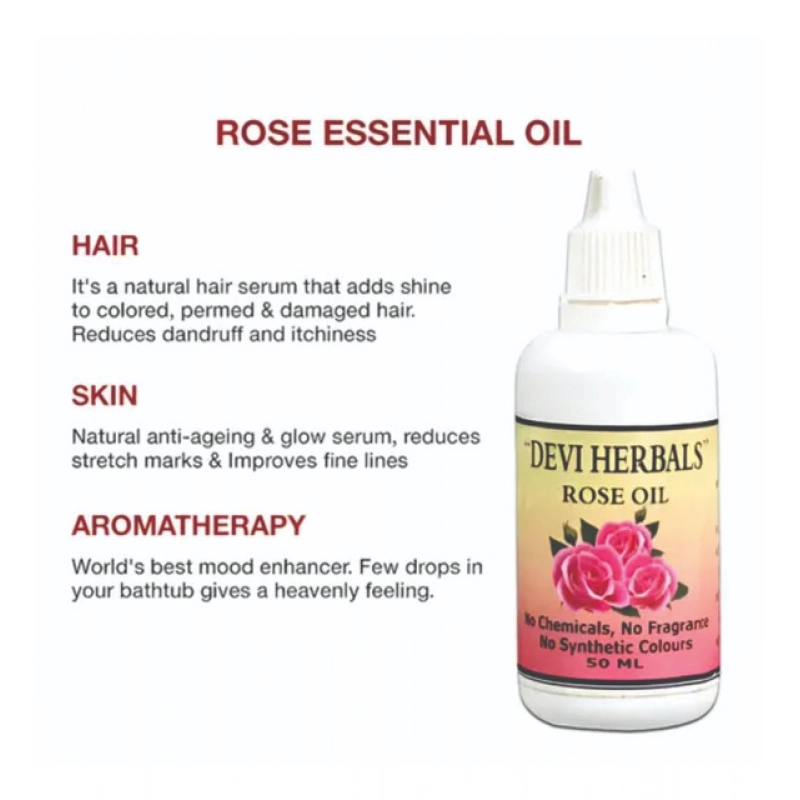 Generic Devi herbal Rose 50ML Oil Natural Pure Herbal Oil