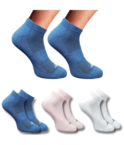 Generic 3_Pair Set Unisex Casual Cotton Printed Low Cut Socks (Multicolor)