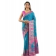 Generic Women's Faux_Banarasi Woven Motifs Saree With Unstitched Blouse 5.5Mtr (Teal) Generic Women's Faux_Banarasi Woven Motifs Saree With Unstitched Blouse 5.5Mtr (Teal)