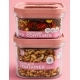 Generic Pack of 2 Switchers Airtight Storage Container Set 1250 ML (Pink)