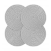 Generic Cotton Dining Table Round Placemat Mats Set of 4 (Grey) Generic Cotton Dining Table Round Placemat Mats Set of 4 (Grey)