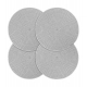 Generic Cotton Dining Table Round Placemat Mats Set of 4 (Grey)