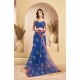 Generic Women's Faux Linen Printed Ready to wear Saree With Unstitched Blouse 5.5Mtr (Blue) Generic Women's Faux Linen Printed Ready to wear Saree With Unstitched Blouse 5.5Mtr (Blue)