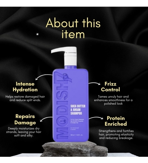 Generic Unisex Protein Shea Butter Shampoo (350 ML)