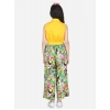 Generic Girl's Rayon Flamingo Print Sleeveless Jumpsuit (Yellow-Multicolor) Generic Girl's Rayon Flamingo Print Sleeveless Jumpsuit (Yellow-Multicolor)