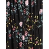 Generic Girl's Rayon Floral Sleeveless Jumpsuit (Black-Pink) Generic Girl's Rayon Floral Sleeveless Jumpsuit (Black-Pink)